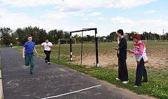 Ребята михайловской школы приняли участие в сдаче нормативов ВФСК ГТО