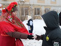 В поселке Михайловский состоялось мероприятие для детей, посвященное проводам зимы и встрече долгожданной весны