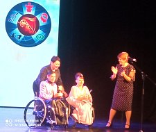 Танцевальный дуэт «Гармония» михайловского дома-интерната принял участие в Областном инклюзивном творческом фестивале «Культура без границ»