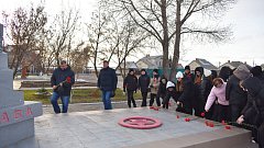 В п. Михайловский прошли мероприятия, приуроченные к Дню Героев Отечества