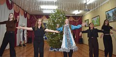 В михайловской школе прошел новогодний вечер