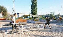 В поселке Михайловский продолжается реализация проекта «Дворовый тренер»