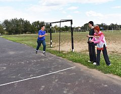 Ребята михайловской школы приняли участие в сдаче нормативов ВФСК ГТО