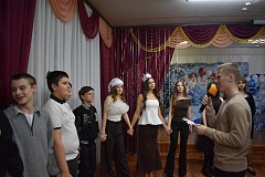 В михайловской школе прошел новогодний вечер