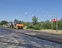 Продолжается ремонт автомобильных дорого муниципального округа Михайловский